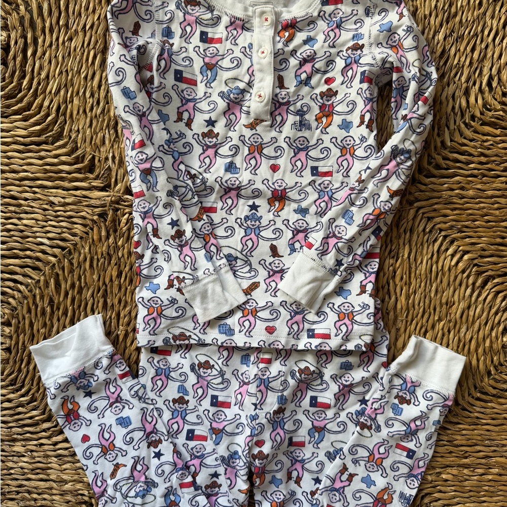 Roller Rabbit Kids Pajamas with Colorful Monkey Print